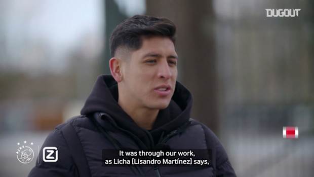 Edson Álvarez and Lisandro Martínez on their friendship