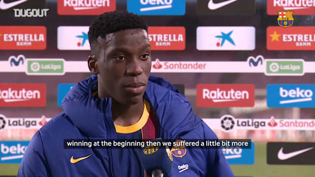 Ilaix Moriba: 'I'm not surprised for the result'