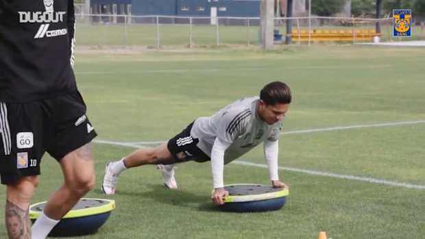 Tigres begin preparations for game vs Chivas