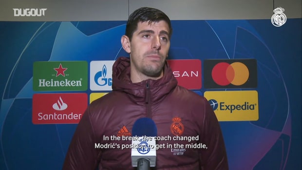 Thibaut Courtois: 'We look forward to be in the Champions League final'