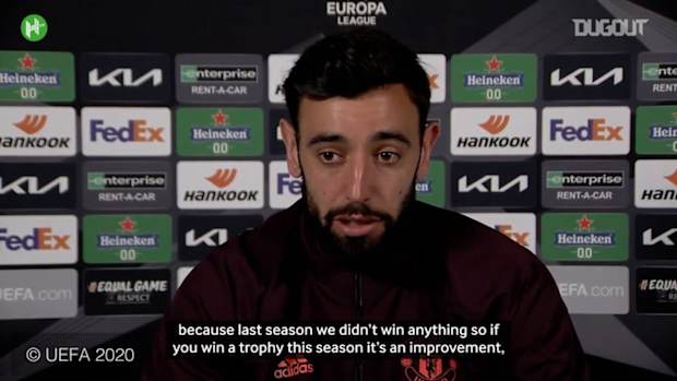 Bruno Fernandes: Winning the Europa League is a signal of improvement