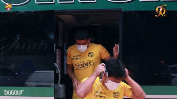 Barcelona SC train in Bolivia