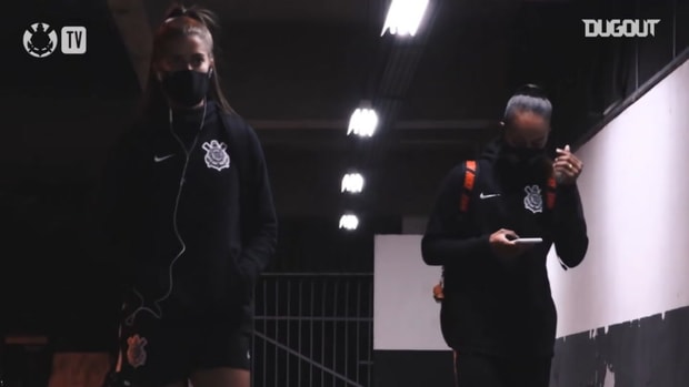 Behind the scenes of Corinthians Women's draw vs Palmeiras 