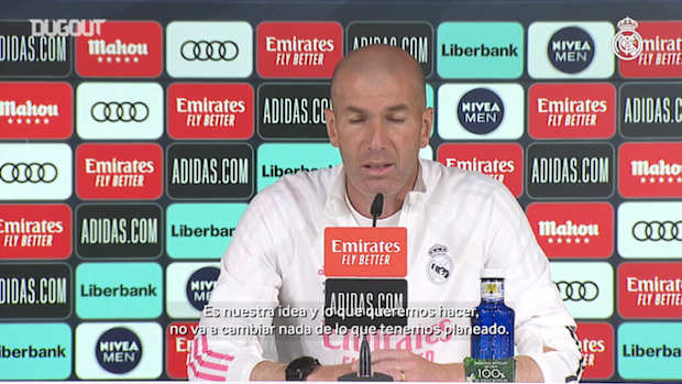 Zinedine Zidane: 'My players are giving their all and I'm very proud of them'