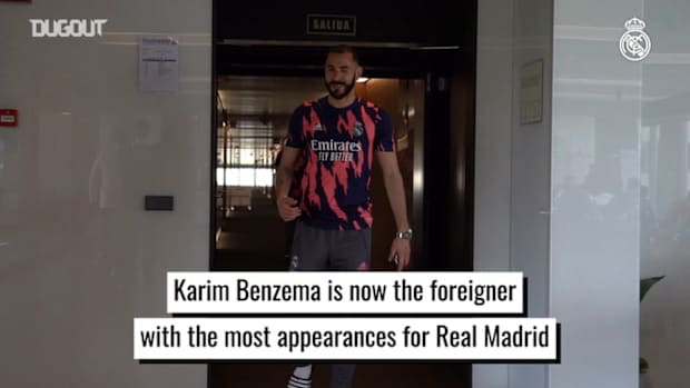 Karim Benzema, the foreigner with the most appearances for Real Madrid