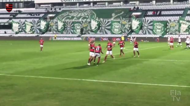 Flamengo beat Coritiba in the third round of 2021 Brazilian Cup