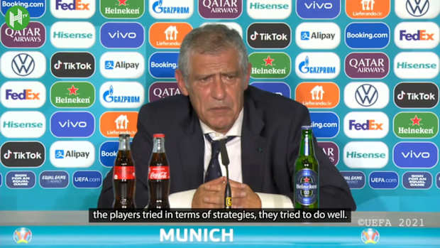 Fernando Santos explains his teams tactics after Germany defeat