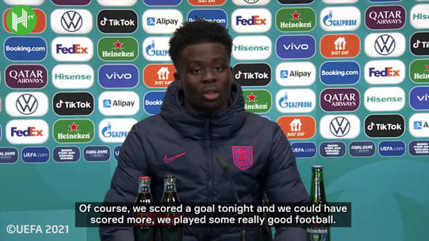Bukayo Saka feels the confidence flowing for England
