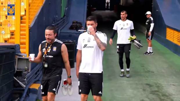 Tigres continue pre-season work at the Estadio Universitario