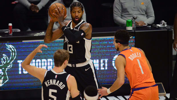 Paul George, Clippers win Game 3 vs. Suns in the Western Conference finals.