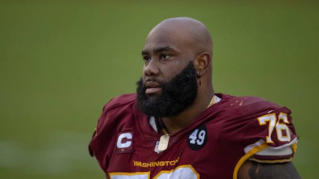 Washington Football Team lineman Morgan Moses