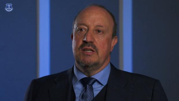 Rafa Benítez's first interview as Everton manager