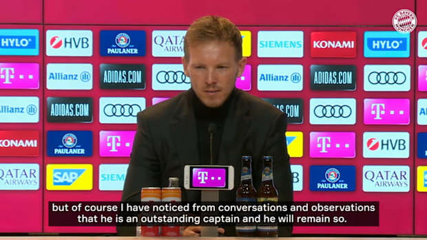 Nagelsmann: 'Manuel Neuer is an outstanding captain'