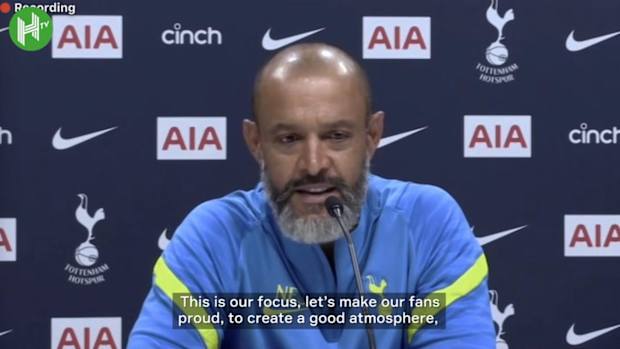 Nuno Espirito Santo's first Spurs press conference