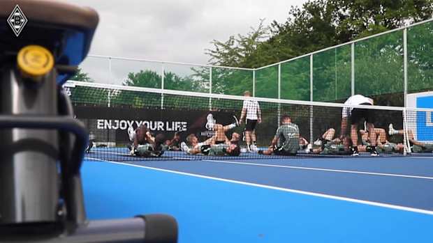 Gladbach's stars in pre-season training camp