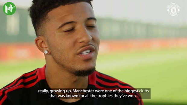 Jadon Sancho's first interview as a Manchester United player