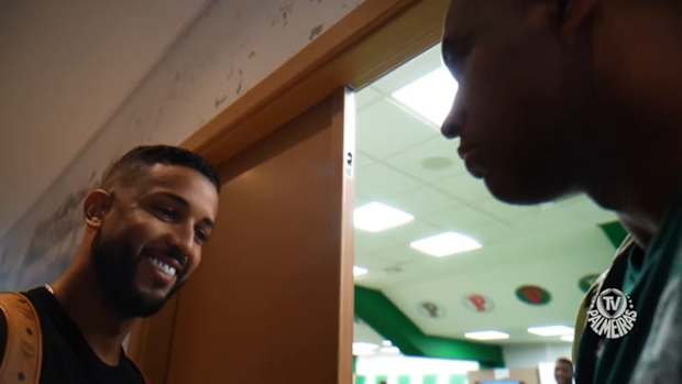Jorge’s first day at Palmeiras