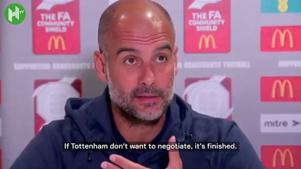 Guardiola gives update on Kane transfer