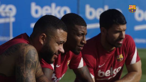 FC Barcelona train ahead of Juventus clash