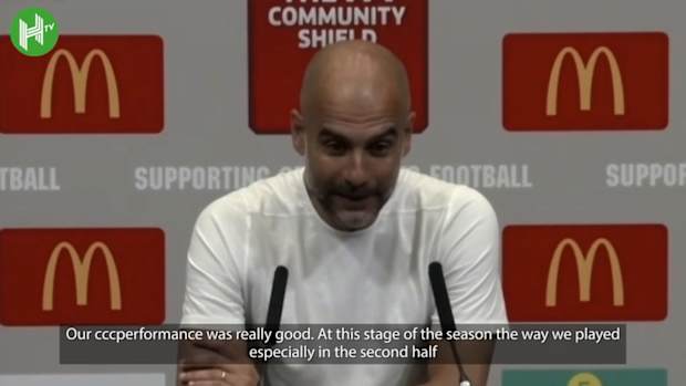 Pep Guardiola on Community Shield defeat and Grealish debut