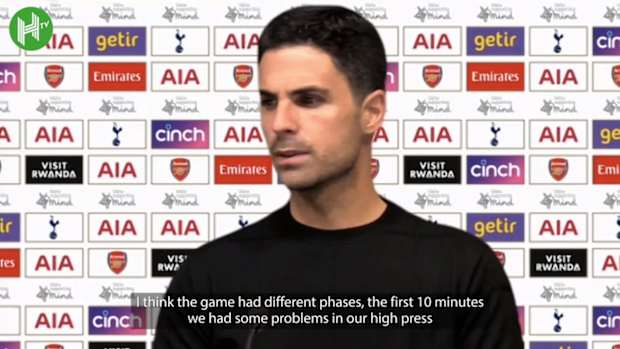 Arteta happy with performance despite defeat
