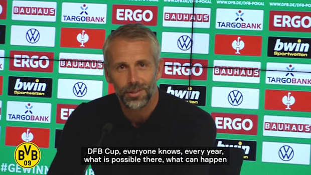 Rose praises his team after Dortmund's win against Wiesbaden