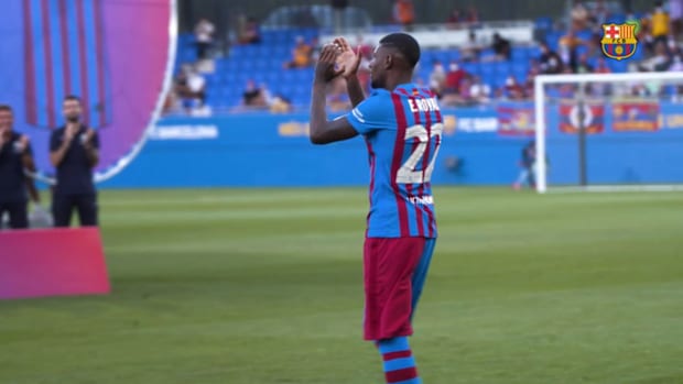 Royal's debut as a Barcelona player