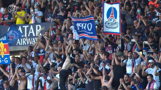 Sergio Ramos' presentation at Parc des Princes