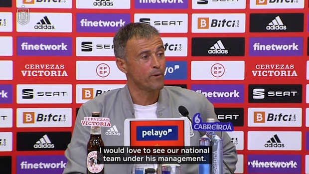 Luis Enrique: 'I would love to see Guardiola as Spain coach'
