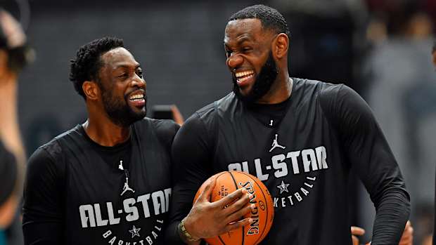 LeBron James and Dwayne Wade