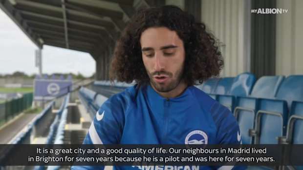 Marc Cucurella looks forward to exploring new home Brighton