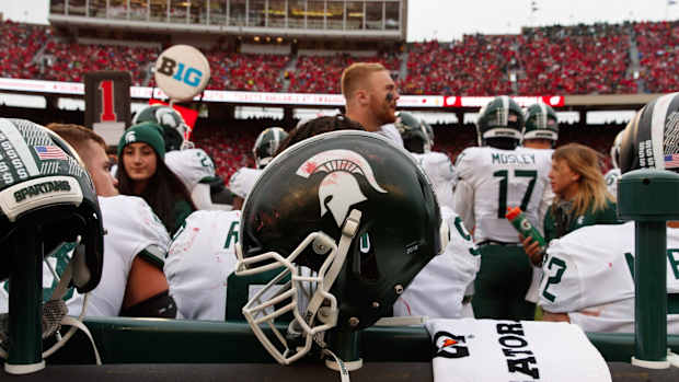 Michigan State Football Helmet