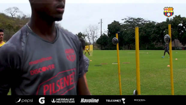 Barcelona SC’s reaction time training