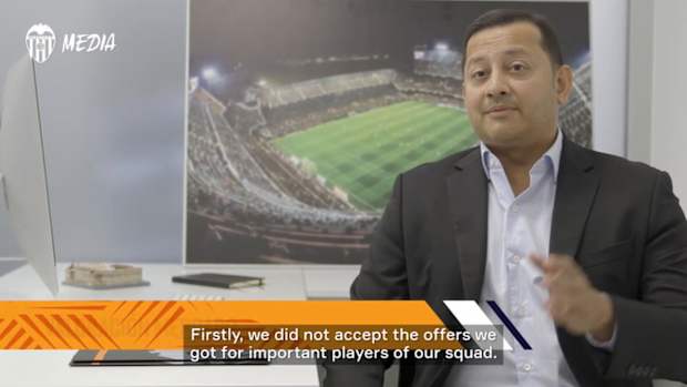 Valencia president Anil Murthy assesses the transfer window