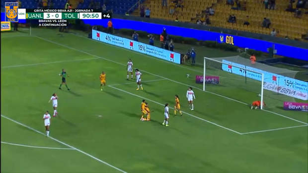 Fernanda Elizondo’s great header goal vs Toluca
