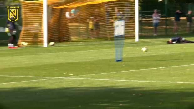 FC Nantes' training before Nice