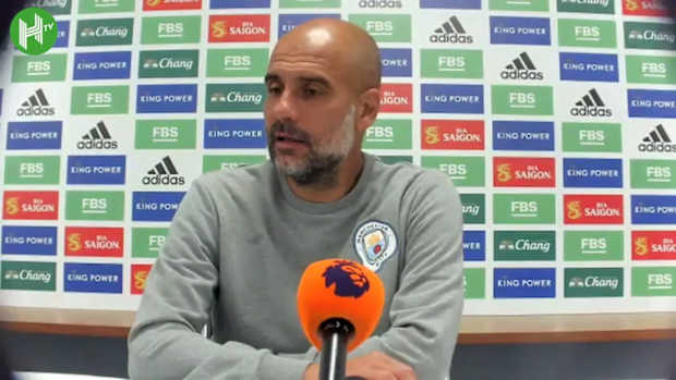 Pep Guardiola on 'excellent performance' in win over Leicester
