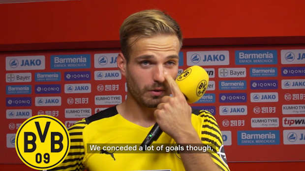 Borussia Dortmund's stars after their thrilling victory over Leverkusen