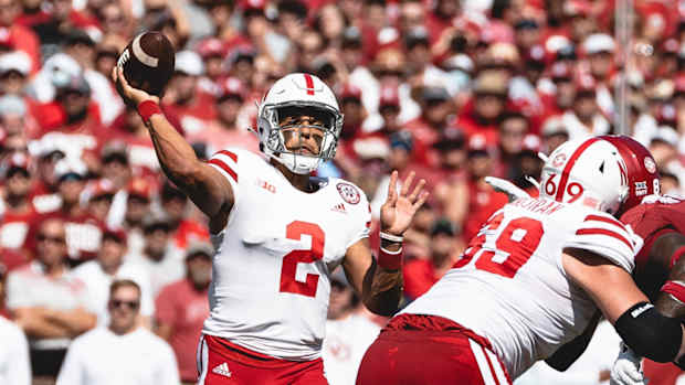 Adrian Martinez first half vs Oklahoma 2021