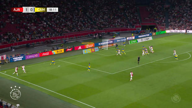 Neres stars as Ajax score nine vs Cambuur