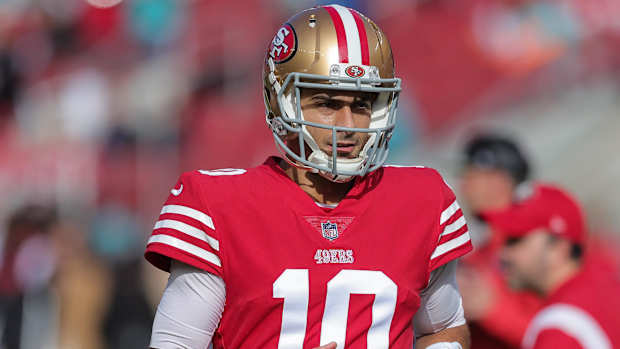 San Francisco 49ers quarterback Jimmy Garoppolo