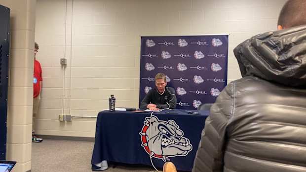 Gonzaga head coach Mark Few discusses his team's win over Northern Illinois