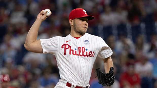 Philadelphia Phillies RP James Norwood pitching