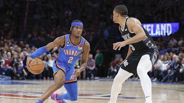 Shai Gilgeous-Alexander, OKC Thunder, San Antonio Spurs