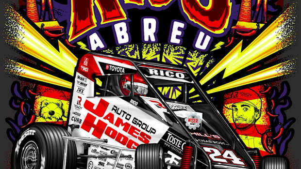 Rico Abreu cartoonish logo
