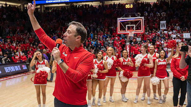 Richard Pitino thanks New Mexico fans