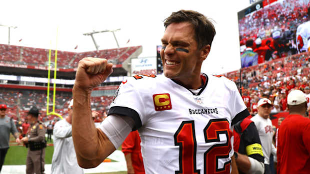 Tampa Bay Buccaneers quarterback Tom Brady vs Carolina Panthers