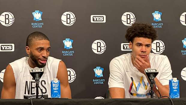 Mikal Bridges Cam Johnson press conference