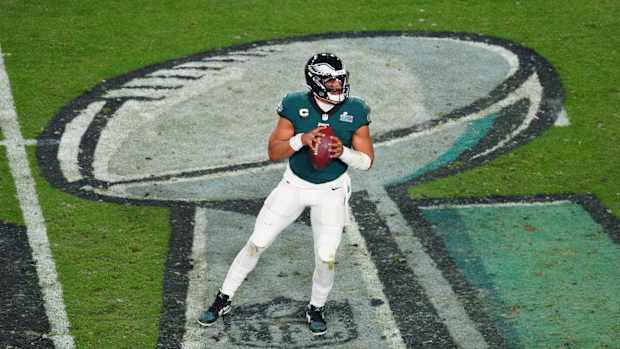Jalen Hurts in Super Bowl LVII