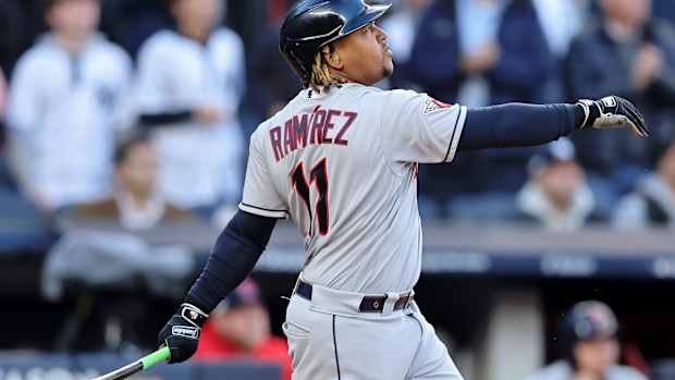 Cleveland Guardians third baseman Jose Rammirez